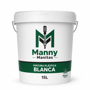 Pintura plástica blanca 15L